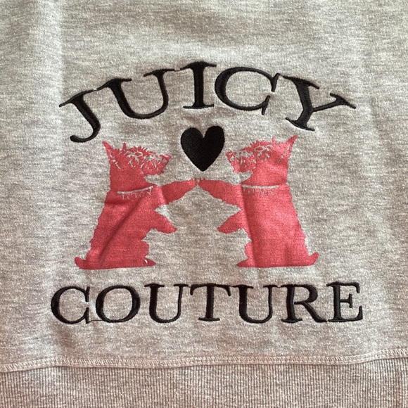 Juicy Couture Faux Fur Hoodie Sz M 8/10Y - Picture 12 of 14